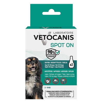Vetocanis Anti-parasit Spot On För hundar 2-10 kg